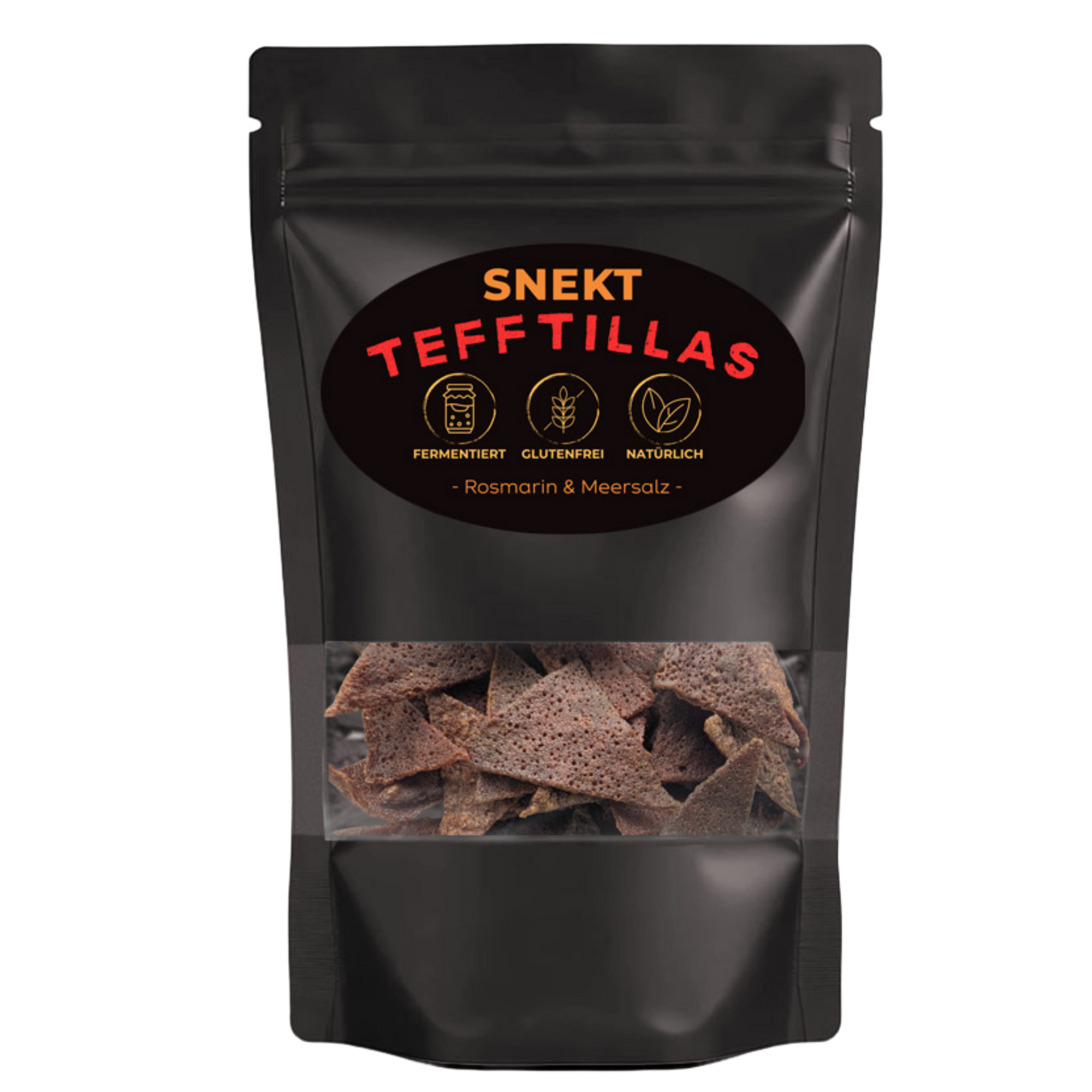 Tefftilla Injera Chips - Rosmarin & Meersalz
