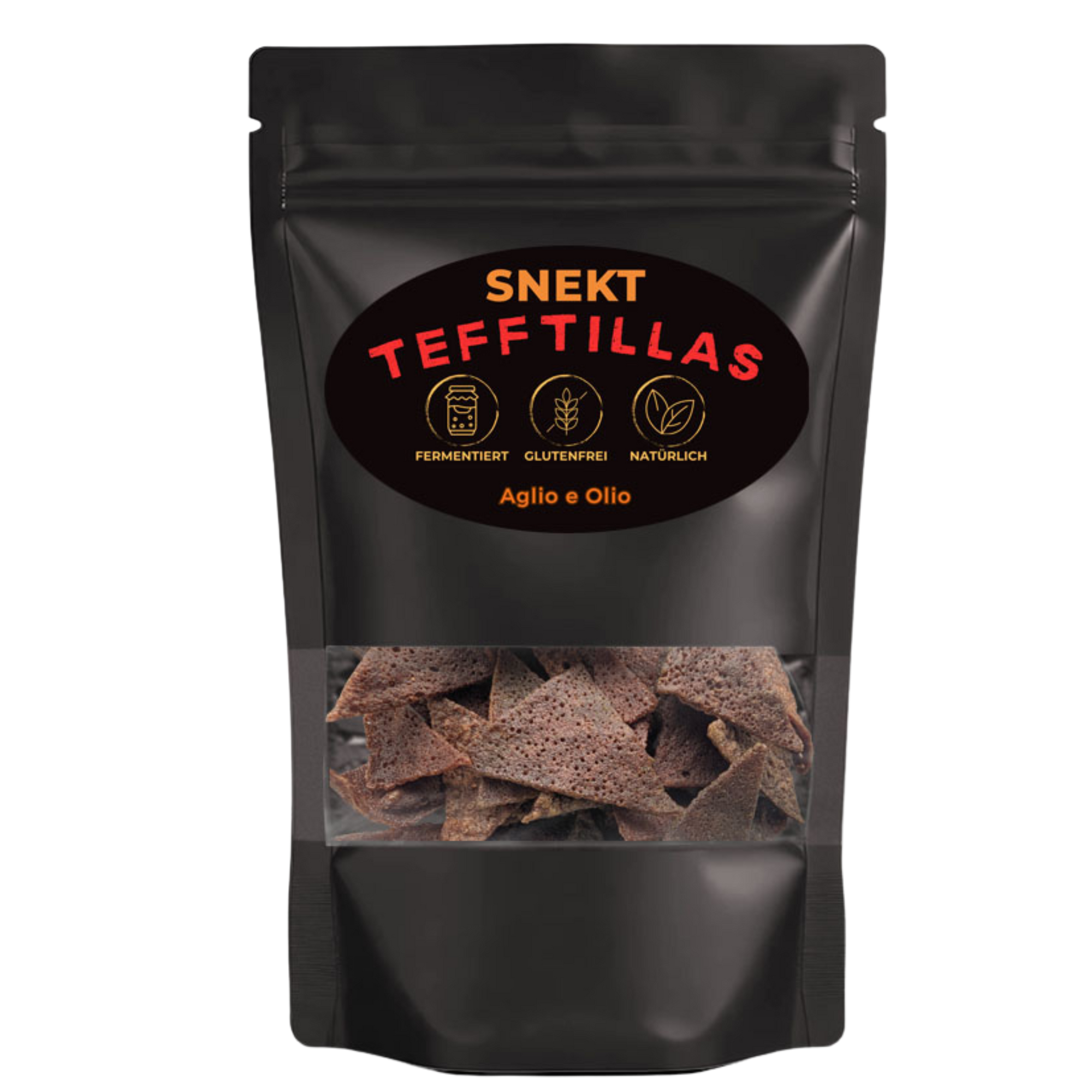 Tefftilla Injera Chips - Aglio e Olio