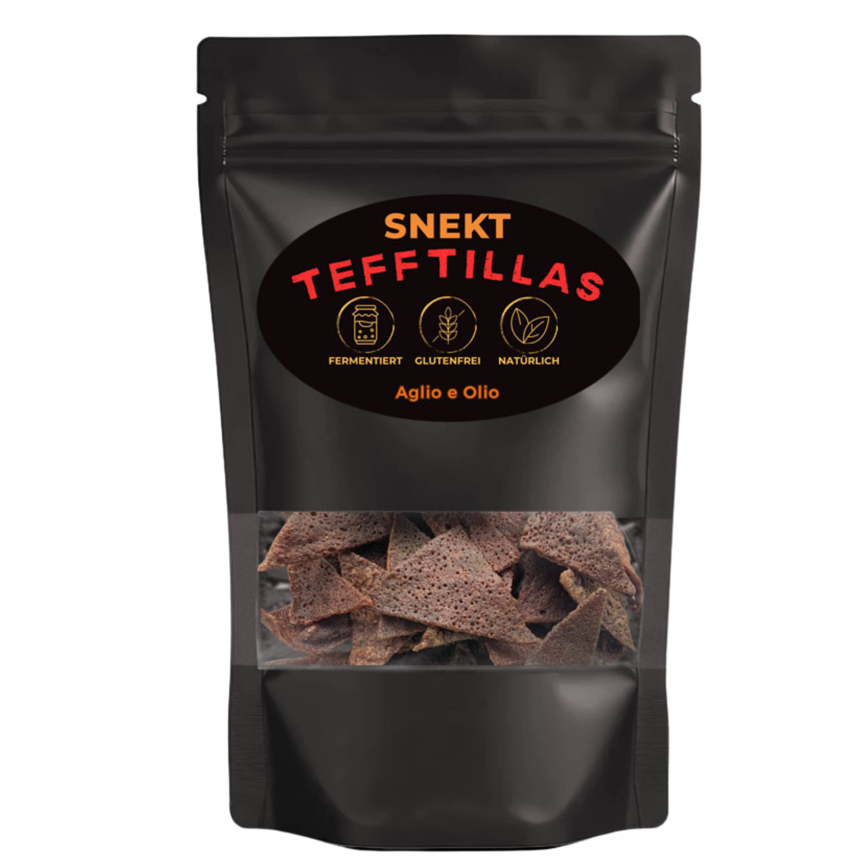 Tefftilla Injera Chips - Aglio e Olio